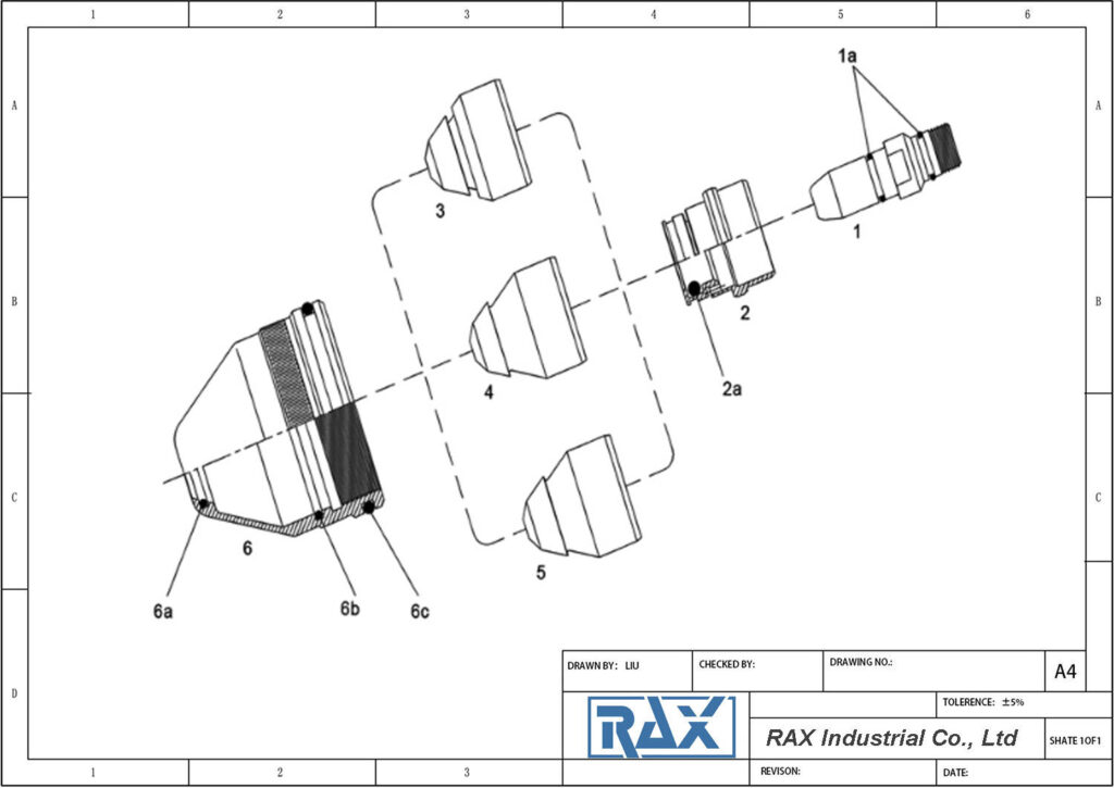 Plasma Electrode Drawing