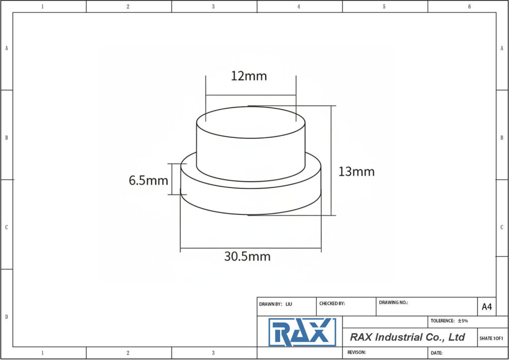 TIG Insulator Drawing